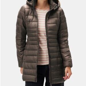 Save the Duck Reese Puffer Jacket - Mud Grey NWT